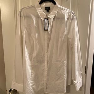Worthington white blouse